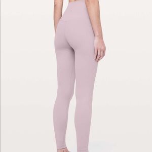Lululemon Align Smoky Blush 28” size 2